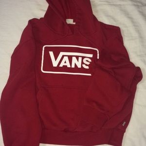 Cropped Vans Hoodie- good condition
